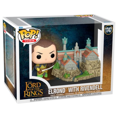 Figura POP Town El SeÃ±or de los Anillos Lord Elrond with Rivendell