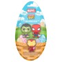 Blister 3 figuras Pocket POP Marvel Spiderman Hulk Iron Man