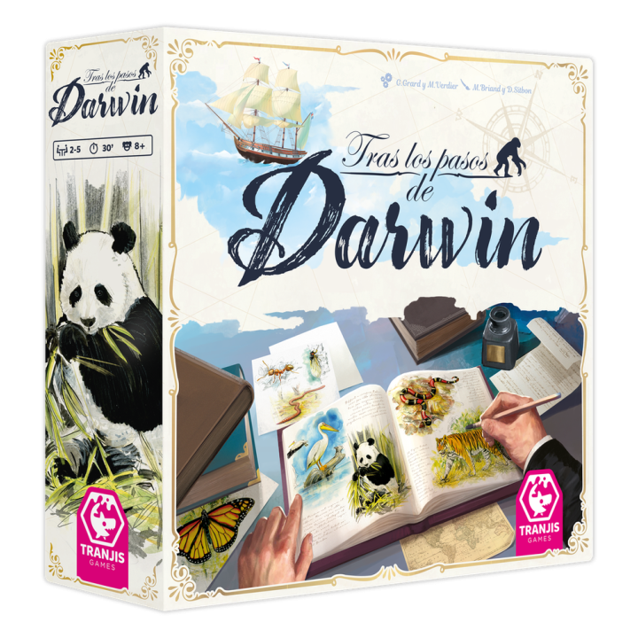 Juego mesa tras los pasos darwin