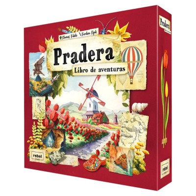 Juego mesa pradera libro aventuras