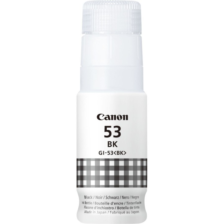 Botella tinta canon gi 53bk negra
