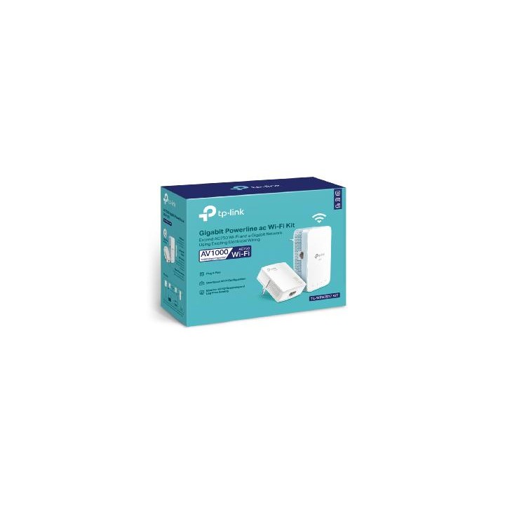 Kit adaptadores powerline ac tp - link tl - wpa7517