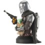 Busto Mandalorian con Grogu The Mandalorian Star Wars 15cm