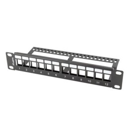Patch panel lanberg 12 puertos 1u