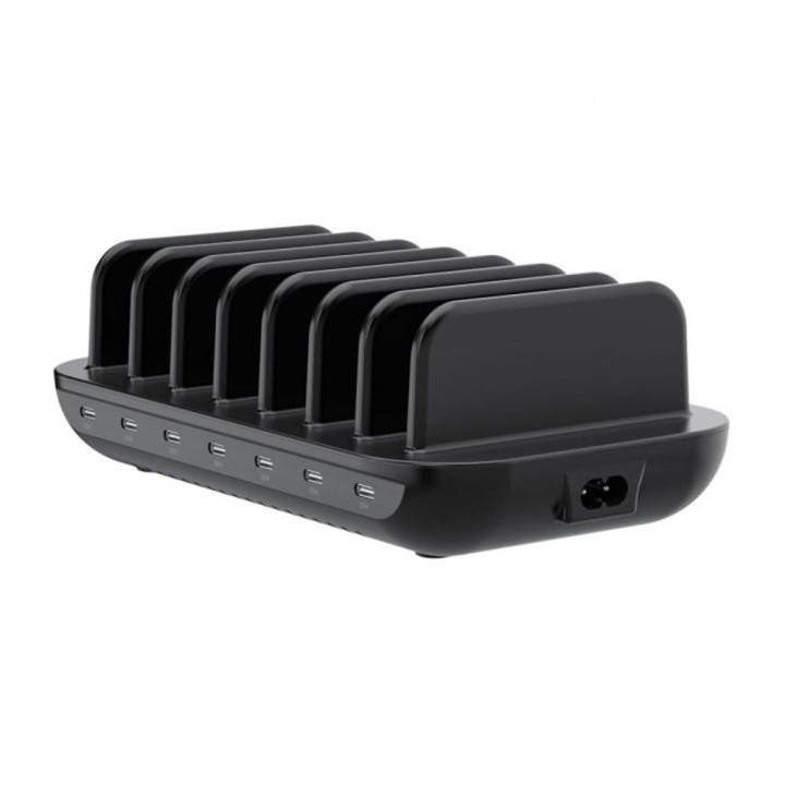 Estacion carga usb conceptronic 160w ozul07b