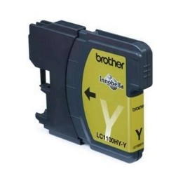 Cartucho tinta brother lc1100y amarillo 750