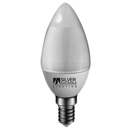 Bombilla led eco silver electronics vela