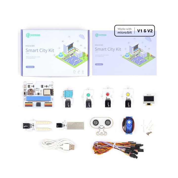 Kit sensores inteligentes micro:bit ciudad inteligente