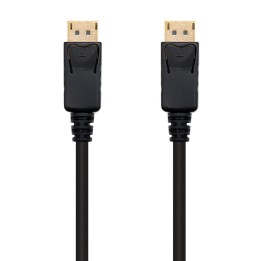 Cable displayport nanocable 1m macho - macho negro
