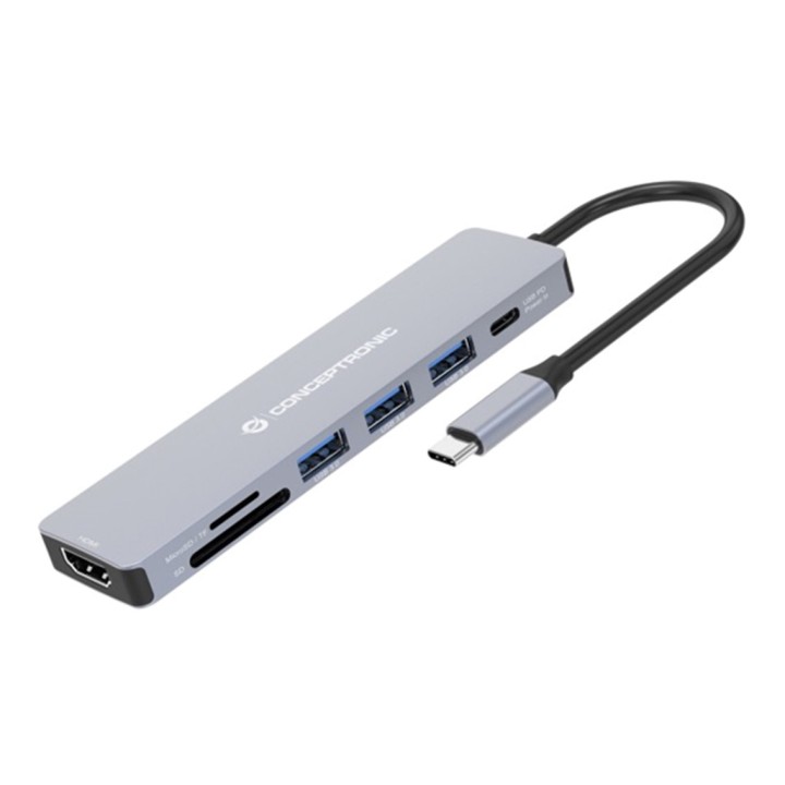 Hub usb tipo c conceptronic donn19g