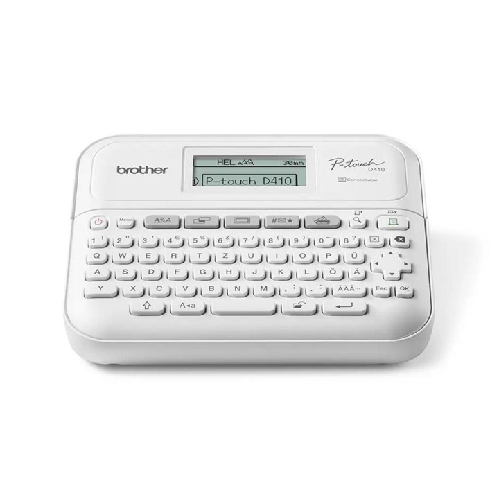 Rotuladora brother pt - d410 lcd usb