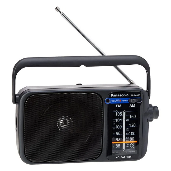 Radio panasonic rf - 2400deg - k altavoz entrada auriculares