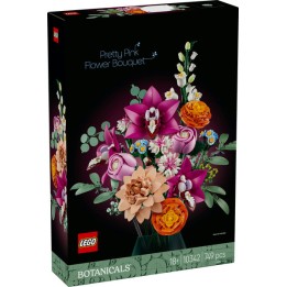 Lego ramo flores fantasía en rosa