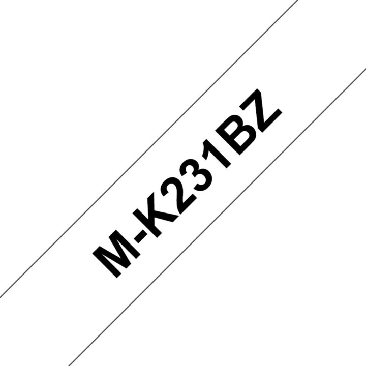 Cinta laminada brother mk231bz 12mm x