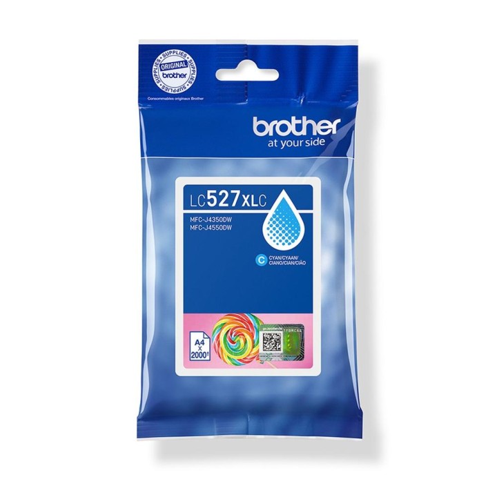 Cartucho tinta brother lc527xlc cian