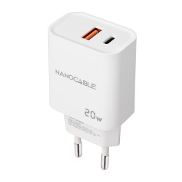 Cargador nanocable usb - c pd + usb - a