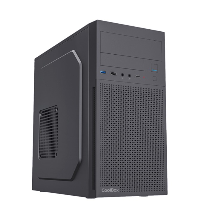 Caja ordenador coolbox m680 matx negra