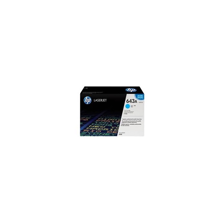 Toner hp 643a q5951a cian 10000