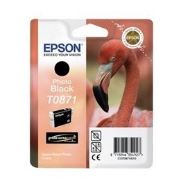 Cartucho tinta epson c13t08714010 negro flamenco