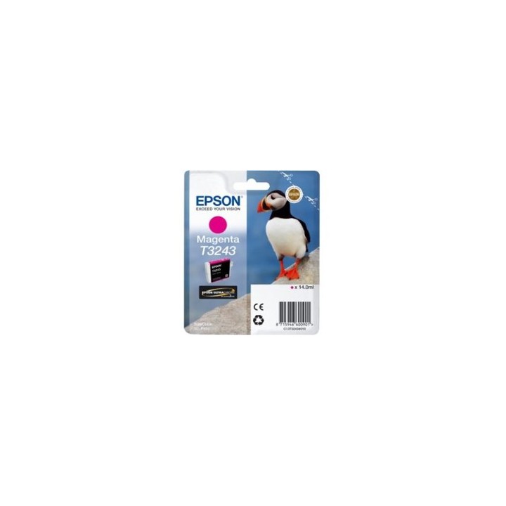 Cartucho tinta epson c13t32434010 magenta ultrachrome