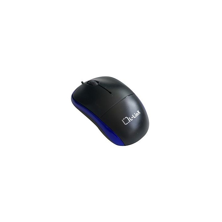 Raton optico usb l - link negro azul