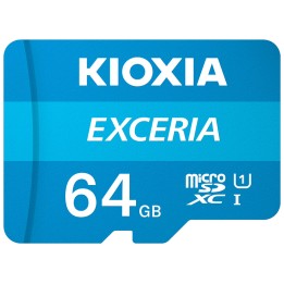 Tarjeta memoria micro sd kioxia 64gb