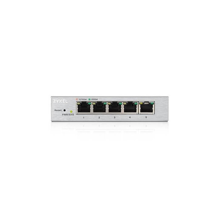 Switch 5 puertos zyxel gestionable full