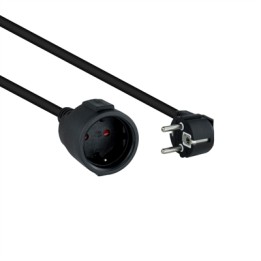Cable alimentacion schuko nanocable 3m macho - hembra