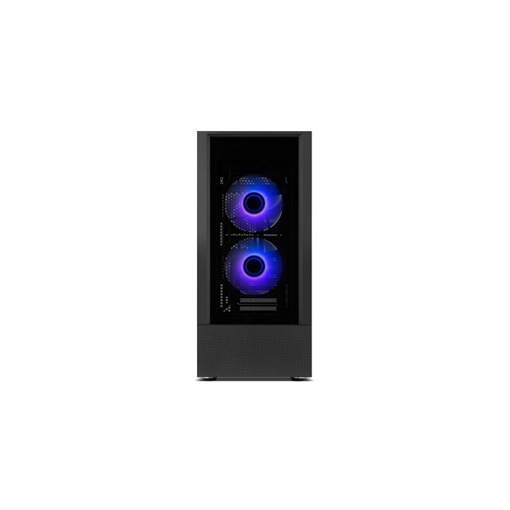 Caja ordenador gaming nox hummer nemesis atx 2 x usb 3.0 2 x usb 2.0 negra argb