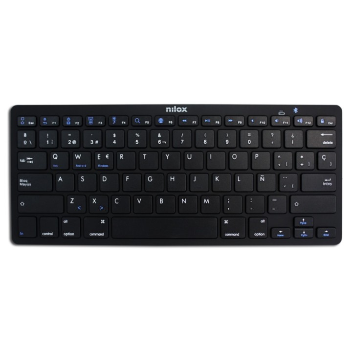 Teclado nilox nxkb01b bluetooh negro