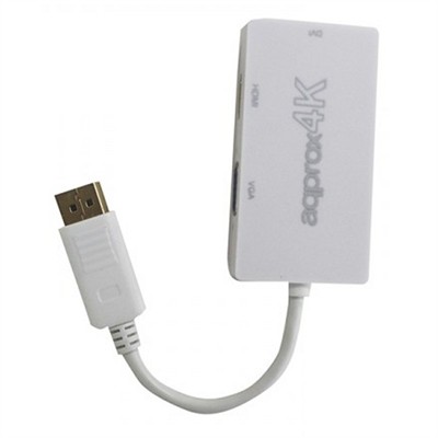 Adaptador displayport a hdmi vga dvi