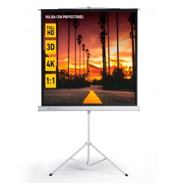 Pantalla tripode proyeccion 80 pulgadas