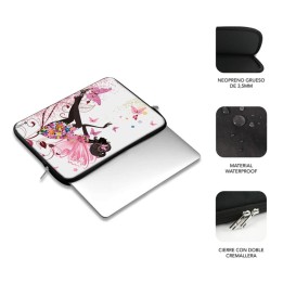 Funda subblim trendy sleeve portatil 13.3 pulgadas - 14 pulgadas