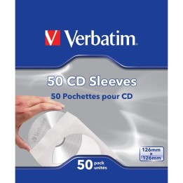 Fundas papel verbatim cd pack 50
