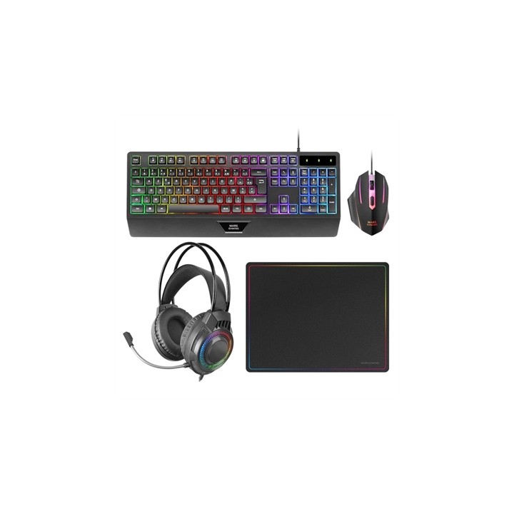 Kit mars gaming teclado + raton