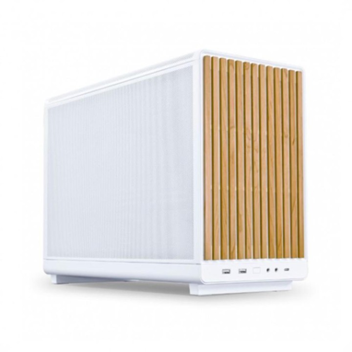 Caja ordenador lian li x dan a3 mini atx madera blanca