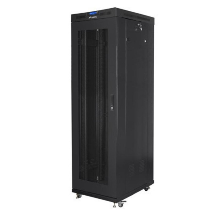 Armario lanberg 19 pulgadas 42u 600x1000 negro