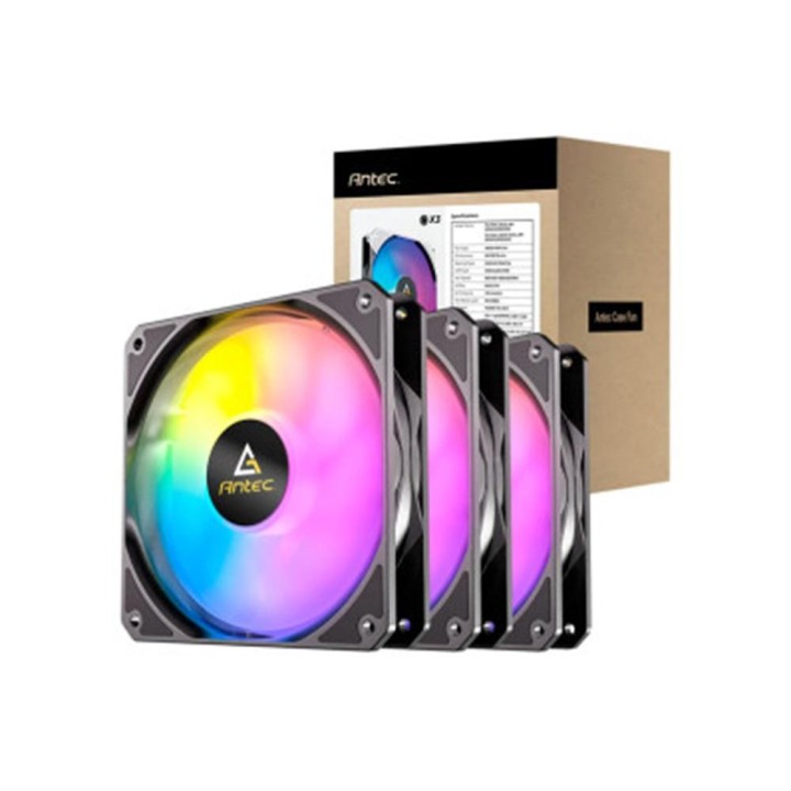 Ventilador cpu antec p12r argb 3x