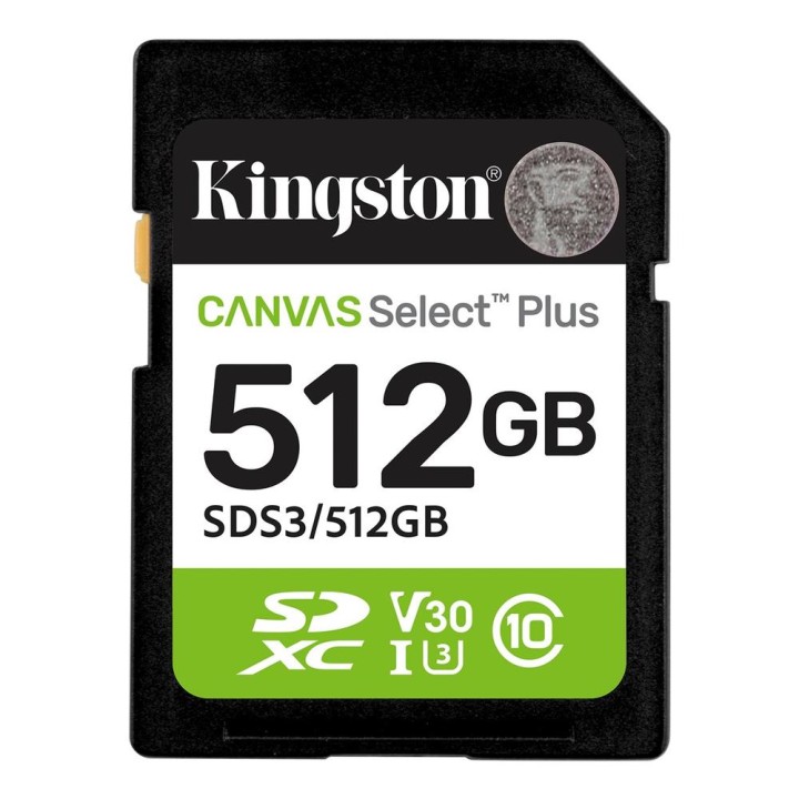 Tarjeta memoria sdxc 512gb kingston canvas