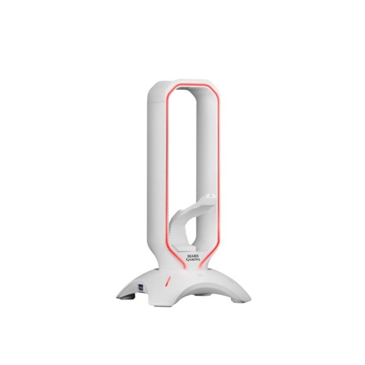Soporte auriculares mars gaming mhhpro white
