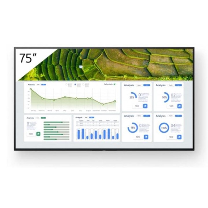 Monitor sony professional bravia 75 pulgadas 4k