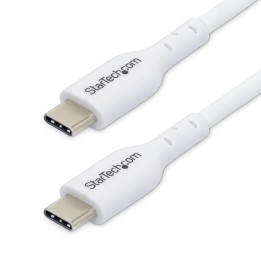 Cable usb tipo c startech 2m - macho - macho - blanco