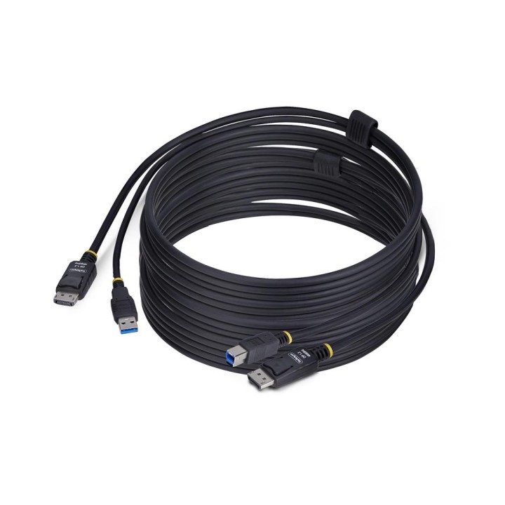 Cable displayport - usb tipo a a displayport - usb tipo b startech 3m - macho - macho - negro