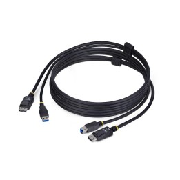 Cable displayport - usb tipo a a displayport - usb tipo b startech 1.8m - macho - macho - negro
