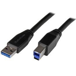Cable usb tipo a a usb tipo b startech 1m - macho - macho - negro