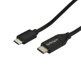 Cable usb tipo c a micro usb tipo b startech 1m - macho - macho - negro
