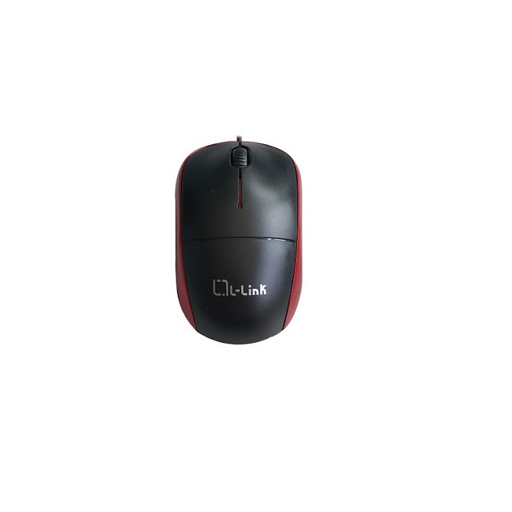 Raton optico usb l - link negro rojo