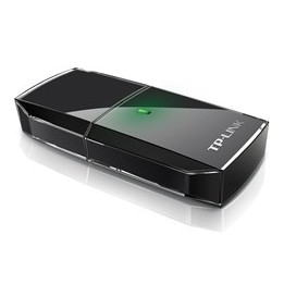 Adaptador usb 2.0 dual band wifi ac600 2.4 ghz y 5ghz tp - link negro
