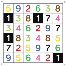 Tapete numeros tilk bee - bot blue - bot