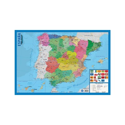 Lamina Educativa Mapa de EspaÃ±a espaÃ±ol